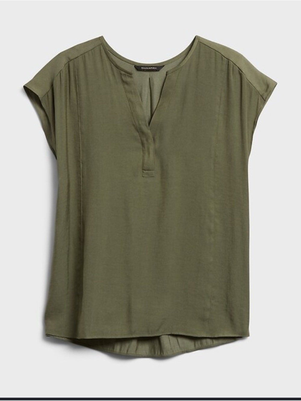 Banana Republic Olive Green Dolman Sleeve Top
